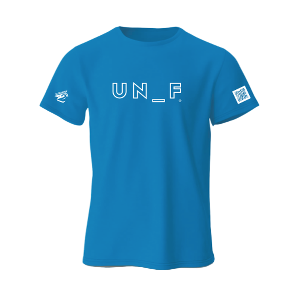 UN_F T-SHIRT BLUE