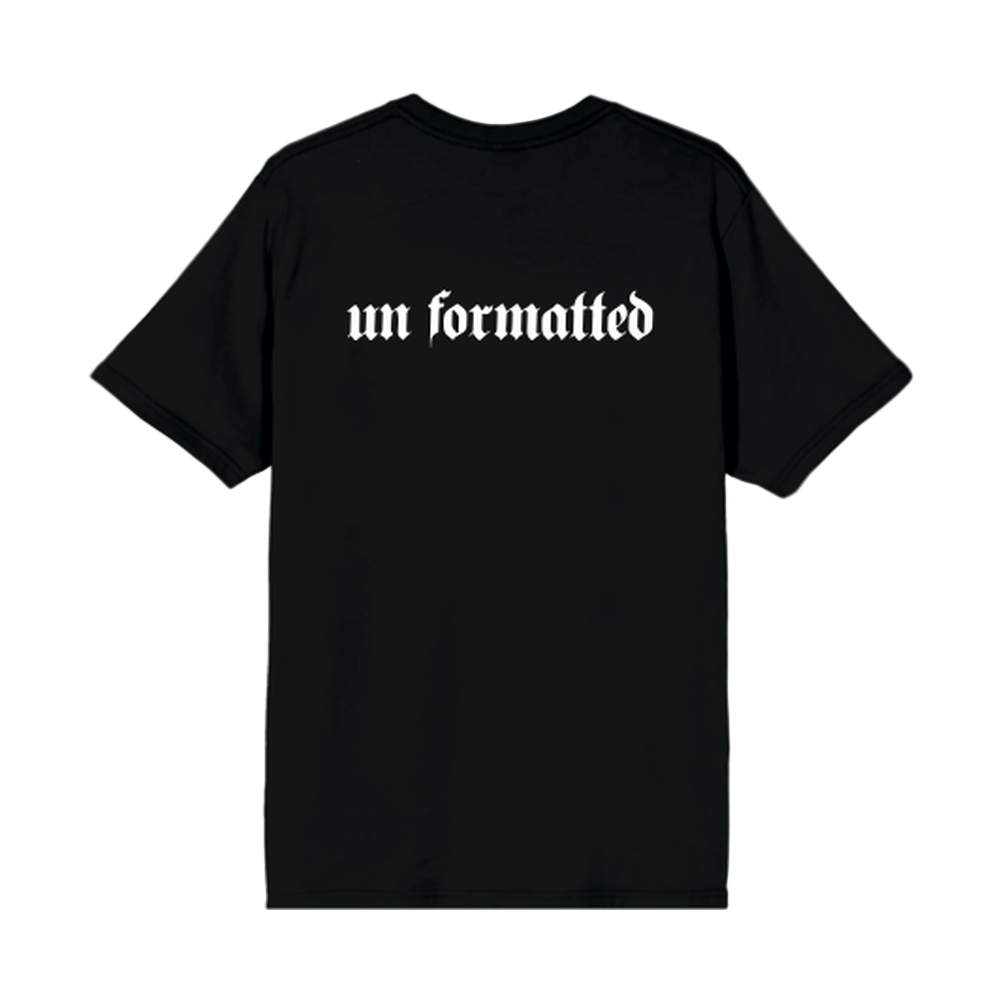 UN_FORMATTED T-SHIRT BLACK ROCK