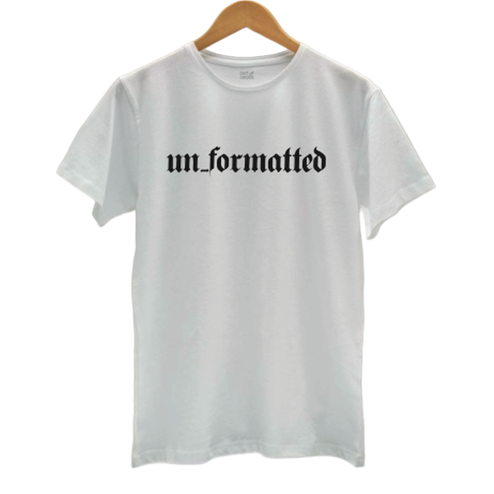 UN_FORMATTED T-SHIRT WHITE ROCK