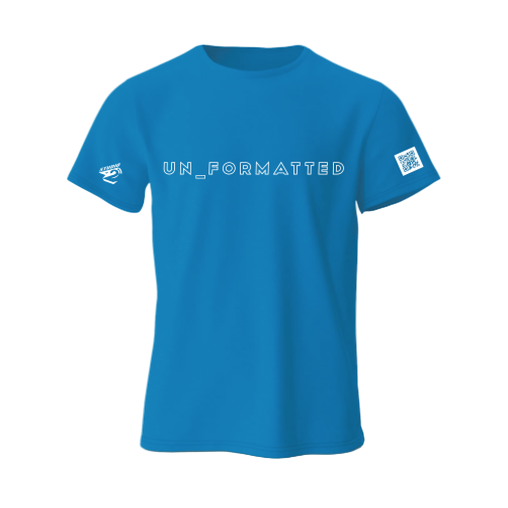 UN_FORMATTED T-SHIRT BLUE