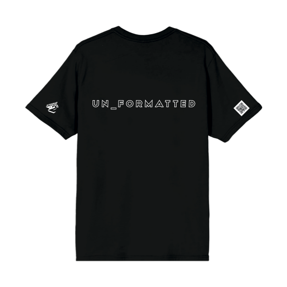 UN_FORMATTED T-SHIRT BLACK